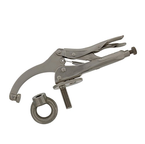 DCT Drill Press Vice Clamps, 9in - Wood Positioning Grip Holder for Accurate Drilling and Woodworking - Thumbnail 4