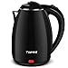 Topwit Electric Kettle Stainless Steel Interior Cordless, Electric Tea Kettle with Auto Shut-Off and Boil Dry Protection, 2 liter
