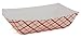 Southern Champion Tray 0401 #25 Southland Paperboard Red Check Food Tray, 1/4 lb Capacity (Case of 1000)