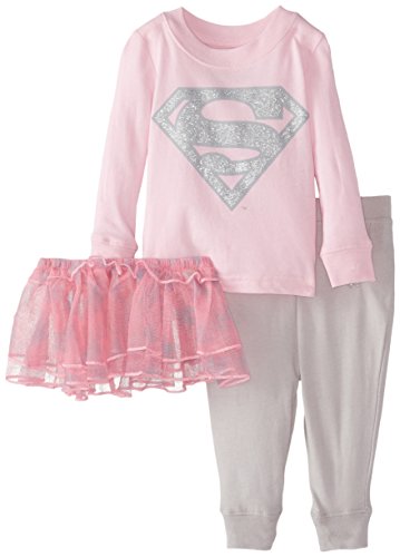DC Comics Baby Girls' Supergirl Ballet 3 Piece Tutu Infant