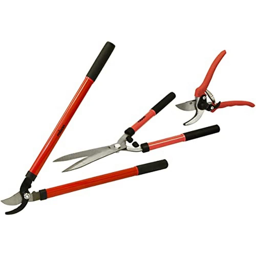 Rolson 82410 3 pc Bypass Lopper, Grass Shears & Pruner
