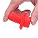 Silicone Wine Stoppers, Bottle Stopper, Wine Bottle Cork,3-Pack in Multi-Color Reusable Wine Bottle Caps/Beer Sealer Cover by Shellvcase(Random Color)