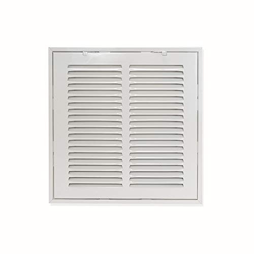 EZFLO 61653 Steel Sidewall and Ceiling Return Air Filter Grille, 14" x