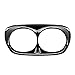 Headlight Bezel Scowl Outer Fairing Fit Harley Road Glide 1998-2013 12 11 10 09 (Glossy Black)