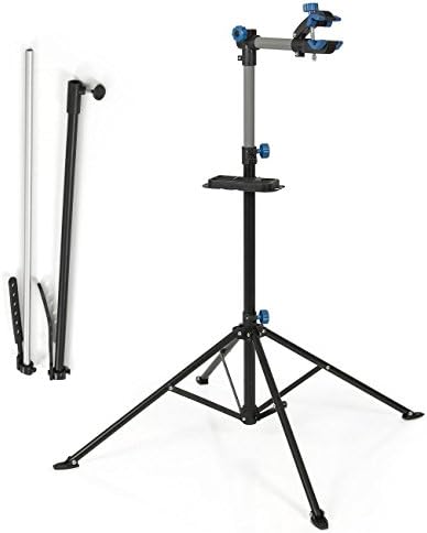 Bike Rack Adjustable 43" To 75" Repair Stand with Telescopic Arm Bicycle Cycle