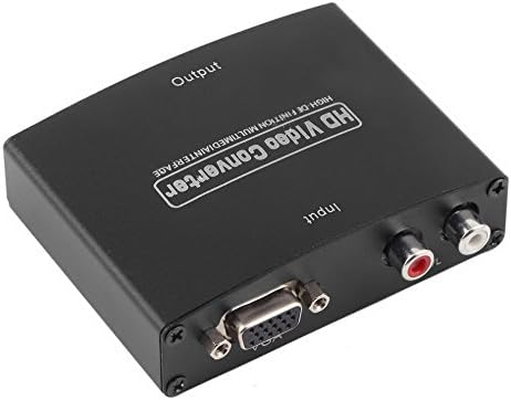 Ozright VGA w/ Audio to HDMI 1080p Converter Box w/ DC Adapter VGA TO HDMI 1080P