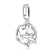 BAMOER Charm 925 Sterling Silver Airplane Charms Pendant Fits European Charms Bracelet