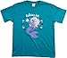 Birthday Girl Mermaid | Mermaid B-Day Party Cute Girly Top, Girl's Unisex T-Shirt - (Youth,XS) Teal