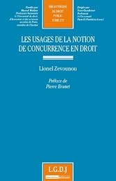 Les  usages de la notion de concurrence en droit