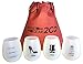 4 Wine Glasses Unbreakable W/Bag-Great Gift Food Grade Silicone Funny and Durable Shatterproof Stemless Great for Wine Beer Whiskey Cocktail any Beverage Outdoor Party Pool Camping Beach Very Funny