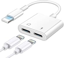 【2021版】iPhoneイヤホン 変換 アダプタ 変換 充電 イヤホン 同時 通話可能 音楽調節 iPhone11/11 pro/11 pro max/Xs/Xs max/Xr/X/8/8plus/7/7plus適用(iOS13、14対応)