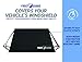FrostGuard ProTec | Premium Winter Windshield Cover for Ice and Snow | Large Size Car Windshield Cover, Black – Fits Most Cars, Sedans, Small Trucks and SUVs – Measures 68 x 32 Inches