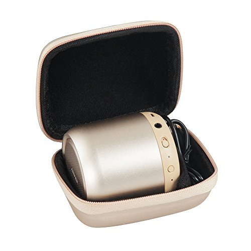 Hermitshell Hard EVA Travel Case Fits Anker SoundCore Mini Super-Portable Bluetooth Speaker (Gold)