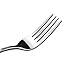 Cand 16-Piece Stainless Steel Dinner Forks, 8 Inch