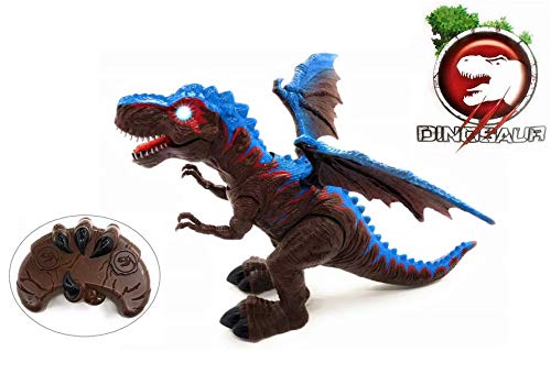 Remote Control Walking Dinosaur Toy Figure T Rex Battery Operated T Rex Walking Dinosaur w/ Walking Movement , Light Up Eyes , Realistic Dinosaur Sounds & Remote Control , Kid Pet Toy Animal - Thumbnail 7
