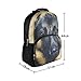 Animal Face 3D Animals German Shepherd Backpack 3D Deep Stereographic Felt Fabric