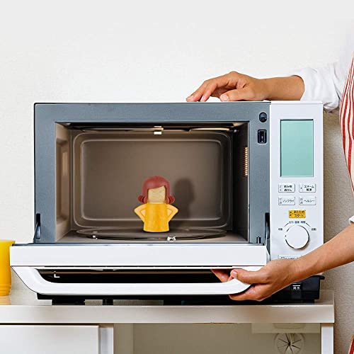 Angry Mama Microwave Cleaner, Microwave Oven Steam Cleaner, Angry Mom Steamer Cleaning Crud Easily in Minutes, Steam Cleans and Disinfects with Vinegar and Water for Kitchen