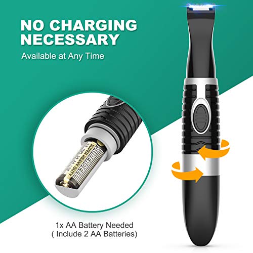 oneisall Dog Clippers,Cordless Small Pet Hair Trimmer,Low Noise Grooming Tool for Trimming Dog's Hair Around Paws, Eyes, Ears, Face, Rump-Black