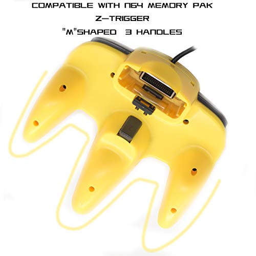 image for Mekela Wired Controller for Nintendo 64 N64 Console, Upgraded Joystick