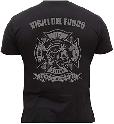 t shirt vigili del fuoco