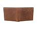 Polare Men's Cowboy Large Natural Cowhide Leather Wallet Brown Color