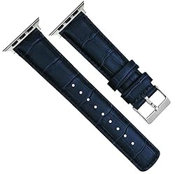 BARTON WATCH BANDS - Blue & Stainless Hardware
