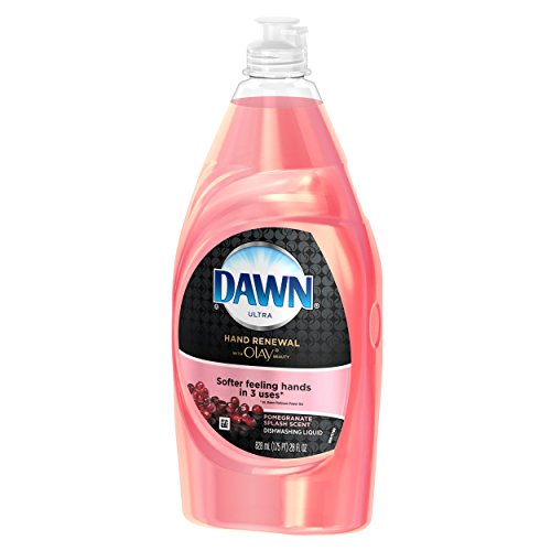 Dawn Dish Soap, Hand Renewal Dishwashing Liquid with Pomegranate Splash Scent, 28 oz