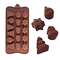 Santa Claus Snowman Cane Socks Christmas Tree Cake Mold