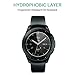 LK [3 Pack] Screen Protector for Samsung Galaxy Watch 42mm / Gear S2 / Gear Sport SmartWatch Tempered Glass [Anti-Fingerprint] HD Clear 9H Hardness