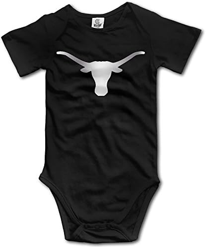 Texas Longhorns Platinum Logo Kids Baby Romper Jumpsuit Black