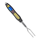 Mayetori Meat Thermometer, Digital Instant Read Cooking Thermometer Fork, BBQ Large Thermometer For Grilling Steak Beef Turkey Chicken Fish Outdoor