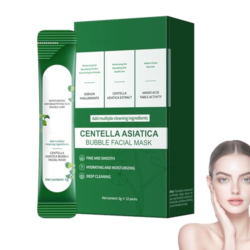 Natural Bubble Mask, Wrinkle Removing Moisturizing Deep Cleansing Smear Skincare, Peel Off, Remove Black and Control Oil, Deep Cleansing for All Skin Types