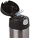 THERMOS FUNTAINER 16 Ounce Stainless Steel Bottle, Charcoal