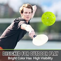 Fizzazzle Pickleball Balls - 6 Pack 40 Holes