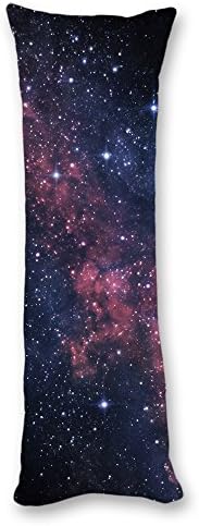 Yiuejiu Starry Sky Body Pillow Cover Decorative Pillowcase 20x54 Inch