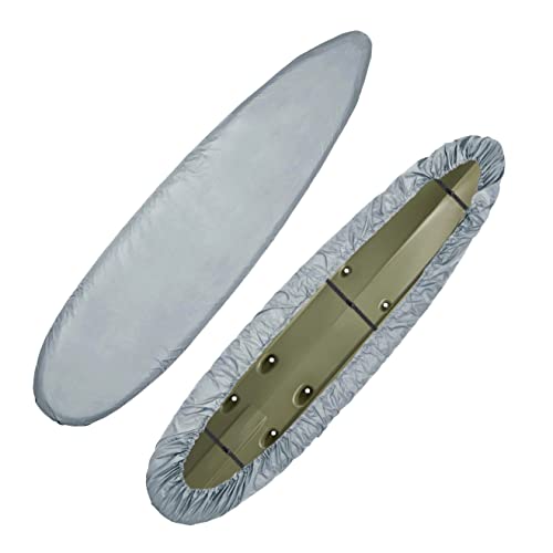 Kayak Cover 300D, Waterproof Canoe and Covers for Outdoor Storage, Fits