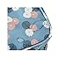Multifunction Portable Travel Toiletry Bag - Mr.Pro Travel Makeup Cosmetic Printed Bag Beach Pouch, bathroom storage organizer (Blue Flower)