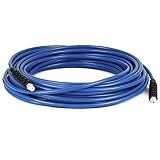 OrangeA Carpet Cleaning Solution Hose 1/4 Inch 25ft/50ft/100ft/200ft Blue Solution Line Hose High Pressure High Heat Solution Hose (100ft)