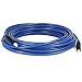 OrangeA Carpet Cleaning Solution Hose 1/4 Inch 25ft/50ft/100ft/200ft Blue Solution Line Hose High Pressure High Heat Solution Hose (100ft) primary