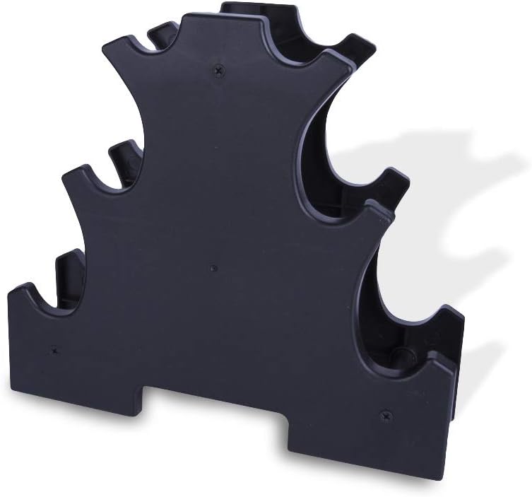 Sizet Dumbbell Rack Stand 3 Tier Dumbbells Weights Handle Stand, Holds 30 Pounds