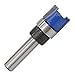 Yakamoz Set of 3 Pieces 1/4 Inch Shank Flush Trim Pattern Template Router Bit Set Wood Top Bearing Milling Cutter Tool