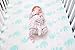 Adore Amore Premium 100% Organic Cotton Baby Fitted Crib Sheet – Soft & Cozy Infant Bedding Accessory, Cute & Adorable Baby Elephant Design, Breathable Non-Toxic Material, Ideal