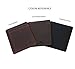 SERMAN BRANDS - Credit Card Holder RFID Blocking Leather Slim Wallet, Minimalist Front Pocket Wallets For Men Made From Full Grain Leather (Charcoal Black)