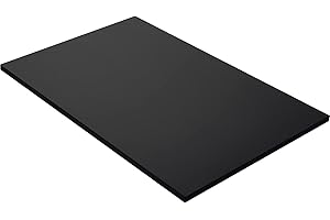Kaboon 36x24 inches Tabletop, Solid One-Piece Desktop for Sit Stand Desk, Double Desks, L Desk DIY,Wood Countertop Home or Commercial Use,1 inch Thick, Solid Black