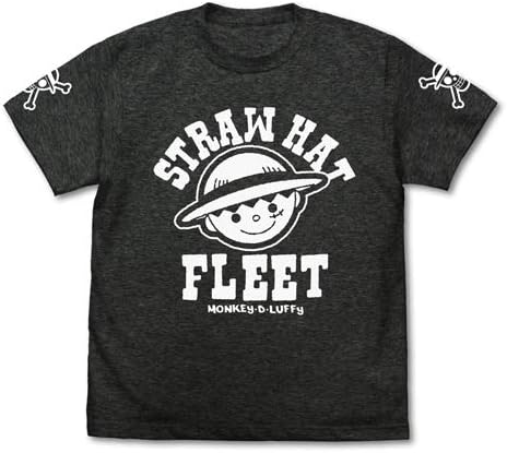 Amazon Co Jp ワンピース 麦わら大船団 Tシャツ ヘザーブラック Lサイズ ホビー