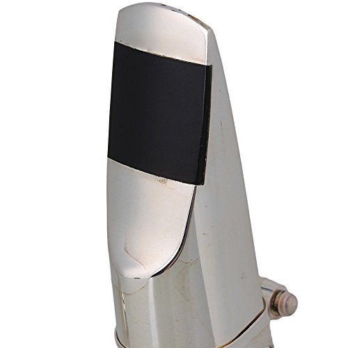 Surfing 7# Nickel-plated B-flat Tenor Saxophone Mouthpiece with Ligature Reed Sliver
