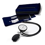 Prestige Medical Single-Hand Dual Tube Aneroid Sphygmomanometer, Navy, 12.70 Ounce