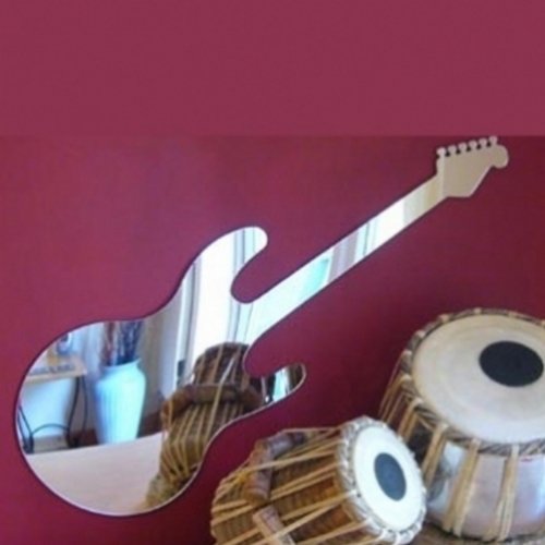 Super Cool Creations Electric Guitar Acrylic Mirrors - 60cm x 20cm