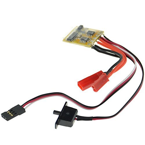 10A Brushed ESC Motor Speed Controller Two Way No Brake RC Car ESC for 1/16 1/18 Car Boat Tank