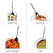 10 Piece Silicone Cooking Utensils Set with Stainless Steel handles By Chef Essential